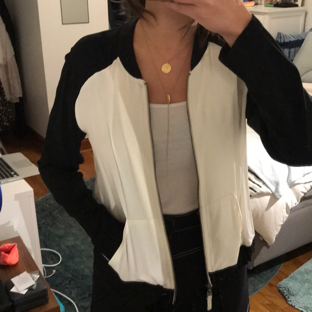 Splendid Color-Block Zip Up - image 4